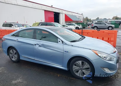 2013 Hyundai Sonata Hybrid Limited из США, поврежденный, VIN KMHEC4A49DA067150